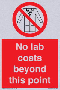 No lab coats beyond this point